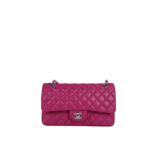 chanel classic medium flap pink and silver 25cm 1ixjm.png
