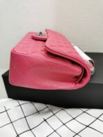 chanel classic medium flap pink and silver 25cm 3lzpx.jpeg