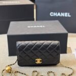 chanel classic wallet on chain black 19cm hvui9.jpg