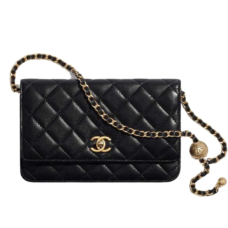 chanel classic wallet on chain black 19cm yjx9e.jpg