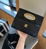 chanel clutch and gold plated metal in black 25cm as5038 b17663 94305 2lifj.jpg