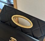 chanel clutch and gold plated metal in black 25cm as5038 b17663 94305 bltuy.jpg