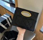 chanel clutch and gold plated metal in black 25cm as5038 b17663 94305 y2bqm.jpeg