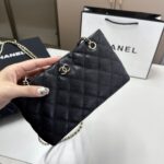 chanel clutch with chain bag black 20cm kpsbv.jpg