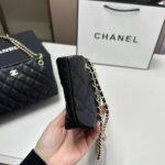 chanel clutch with chain bag black 20cm wcnrr.jpg