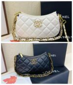 chanel clutch with strap white 24cm 2bdlf.jpg