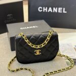 chanel crossbody bag leather and gold tone metal black 23cm as4845 b16235 94305 l1tce.jpg