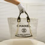 chanel deauville shopping tote bag grey 37cm onhiz.jpeg