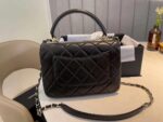 chanel flap bag with top handle bag with gold metal black 25cm a92236 y60767 94305 ghxi2.jpg