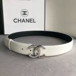 chanel leather belt with cc pearl and silver tone metal white 3cm 2v6zq.jpeg