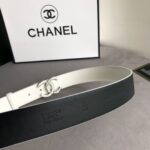 chanel leather belt with cc pearl and silver tone metal white 3cm sooad.jpeg