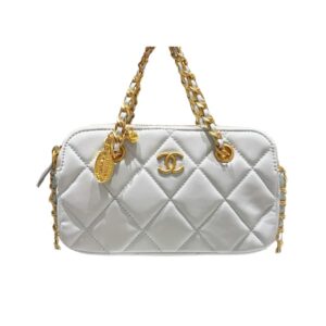 chanel matelasse flap bag with chain mint blue 20cm puwea.jpg