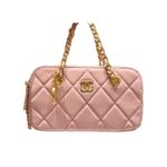 chanel matelasse flap bag with chain pink 20cm ickfh.jpg
