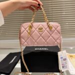 chanel matelasse flap bag with chain pink 20cm og1np.jpg