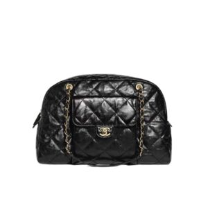 chanel maxi bowling shoulder bag with chain in black 28cm 87z0l.jpg