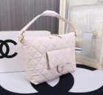 chanel maxi hobo bag black leather and gold tone metal white 28cm as4339 gntea.jpg