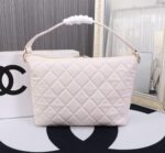 chanel maxi hobo bag black leather and gold tone metal white 28cm as4339 qkhig.jpg