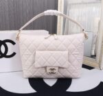 chanel maxi hobo bag black leather and gold tone metal white 28cm as4339 vtioa.jpg