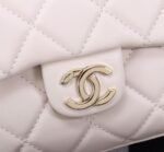 chanel maxi hobo bag black leather and gold tone metal white 28cm as4339 yeaco.jpg