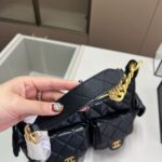 chanel maxi hobo bag gold tone metal black 25cm f21dn.jpg
