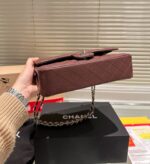 chanel medium classic flap bag silver hardware burgundy 26cm a01113 4uiar.jpeg