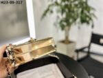 chanel metallic diamond lined black leather chain flap bag gold 18cm as2514 b05552 nc533 drgnu.jpeg