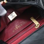 chanel mini flap bag with flower chain black 18cm oziuf.jpg