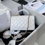 chanel mini flap bag with top handle white as2431 zjqlj.jpg