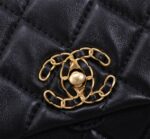 chanel mix accordion cc flap bag quilted glazed leather black 23cm lehki.jpg