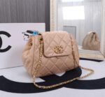 chanel mix accordion cc flap bag quilted glazed leather pink 23cm emzcx.jpg