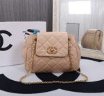 chanel mix accordion cc flap bag quilted glazed leather pink 23cm p7evr.jpg
