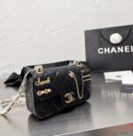 chanel quilted mini coco clips flap gold and ruthenium hardware black 20cm knxlh.jpg