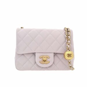 chanel quilted mini flap bag light purple 18cm nqpum.jpg