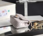 chanel quilted mini flap bag light purple 18cm xcdjc.jpg