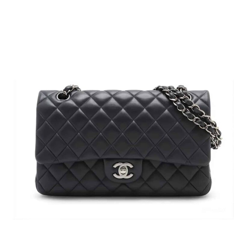 chanel small classic flap bag black leather with silver hardare 25cm a01113 y01480 94305 nb6da.jpg