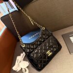 chanel small hobo bag in shiny leather gold black 24cm bblnf.jpg