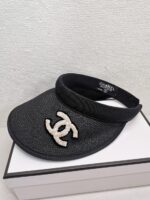 chanel straw cc visor hat black qqdvl.jpg