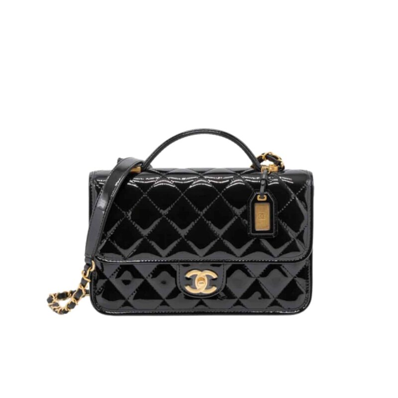 chanel top handle medium flap leather shiny black xvw13.jpg