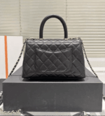 chanel trendy cc top handle bag python black 23cm ywckd.png