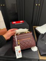 chanel vintage flap bag wine red 22cm myslr.jpeg