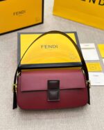 fendi baguette bag burgundy and black 26cm 8br821apkof1nz9 wsuaq.jpg