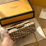 fendi baguette mini ff jacquard fabric bag beige 21cm 28jzj.jpg