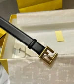 fendi black leather belt with ff gold buckle 40mm rtoaj.webp