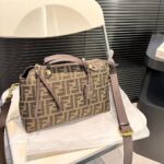 fendi by the way soft medium brown ff jacquard fabric bag 27cm 8bl155afpmf1gl7 xtuq5.jpg