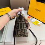 fendi mini roll ff jacquard mini bag brown 18cm 3qxs6.jpg