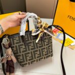 fendi mini roll ff jacquard mini bag brown 18cm 76nin.jpg