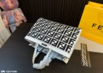 fendi peekaboo ff logo xtote black and white 40cm 2vb6s.jpeg