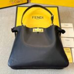 fendi peekaboo soft medium leather bag black 33cm cok4m.jpg