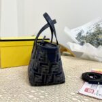 fendi roll mini ff chenille bag dark blue 16cm 8bs096asu1f1pqk ekufr.jpg