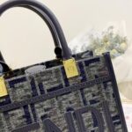 fendi sunshine small ff chenille shopper dark blue 26cm 8bh394asu0f1pqk ckfcz.jpg